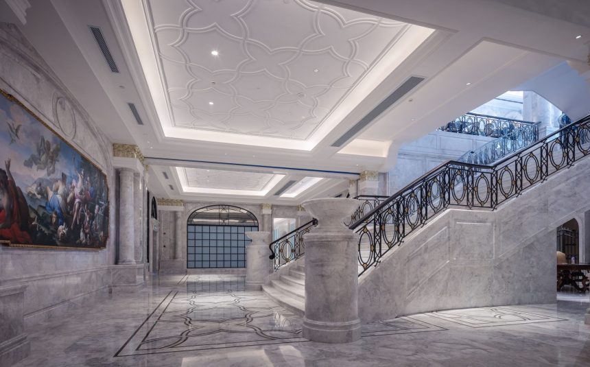Villa İç Mekanlarında Mermer Cilalama Uygulaması Villa İç Mekanlarında Mermer Cilalama Uygulaması
