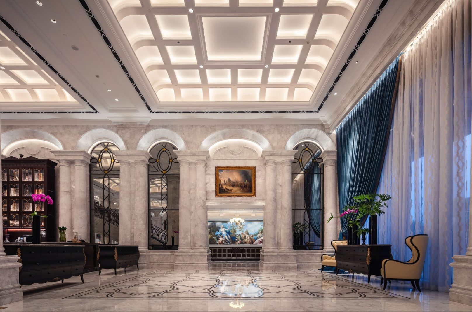 Otel Lobilerinde Mermer Uygulama: Lüks ve Prestijli Tasarımlar Otel Lobilerinde Mermer Uygulama: Lüks ve Prestijli Tasarımlar